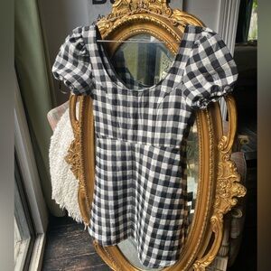 LPA Monochrome Checkered Dress